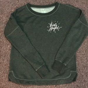 ‘shine bright’ sweatshirt